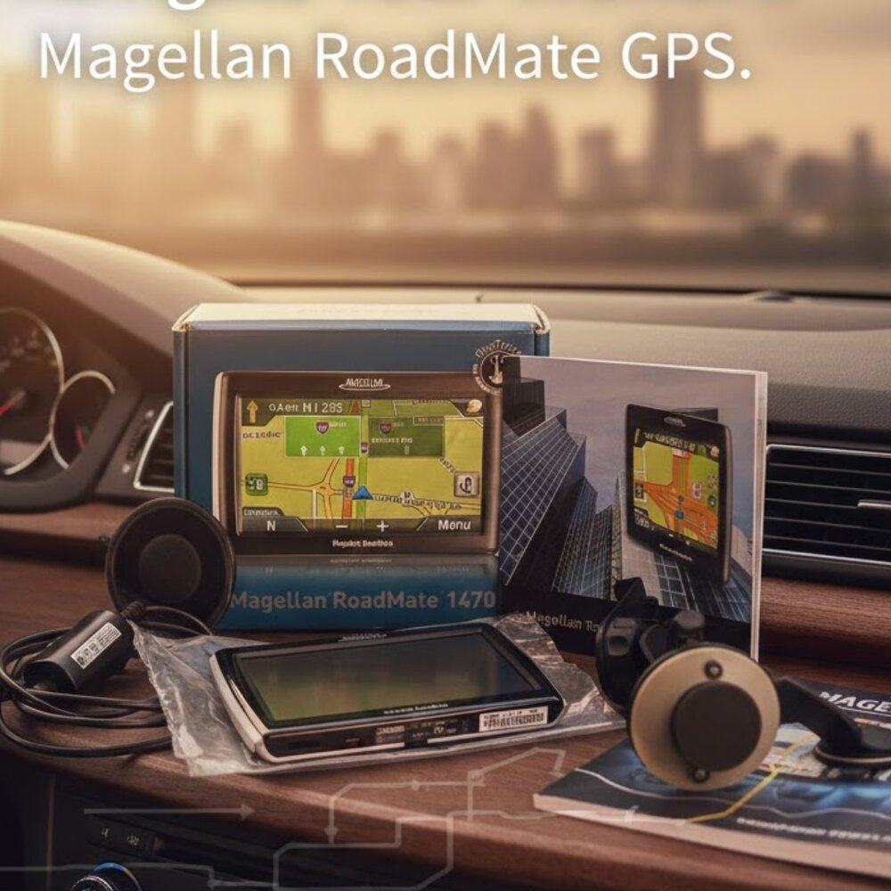 Magellan Roadmate 1470 4.7in GPS RM1470SGXUC Used